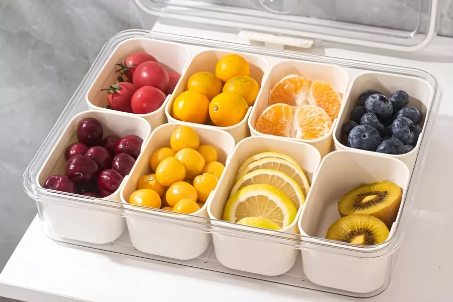 Food Storage Tray with Lid
