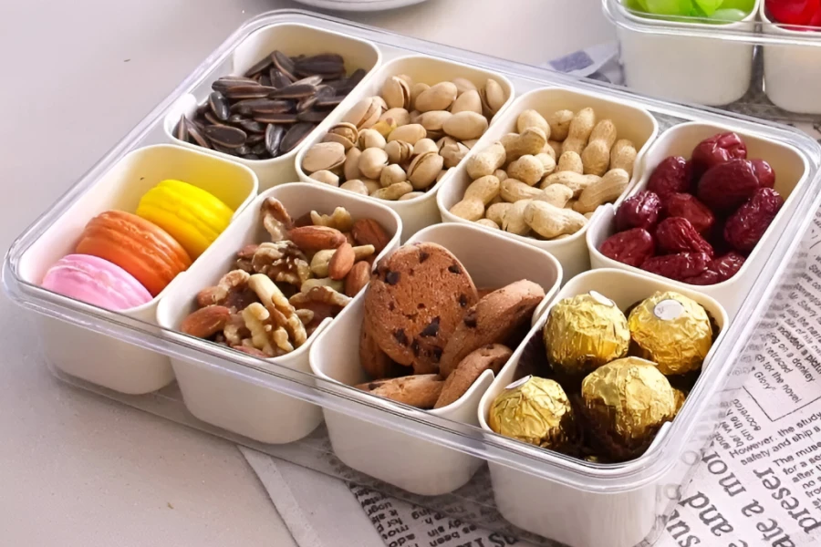 Reusable Sectioned Food Tray