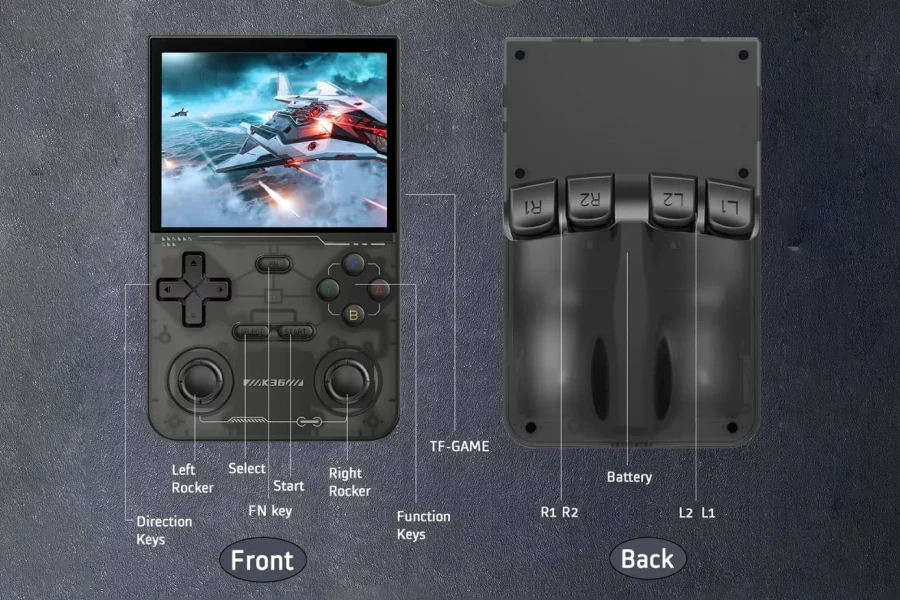 Handheld Console with Classic Games